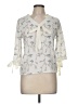 Assorted Brands Ivory 3/4 Sleeve Blouse Size Med  - photo 1