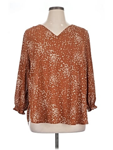 Monday Fun 3/4 Sleeve Blouse (view 1)
