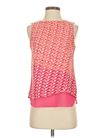 Rose + Olive Sleeveless Blouse (view 1)