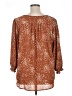 Monday Fun 100% Polyester Brown 3/4 Sleeve Blouse Size 1X - photo 2