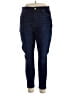 7 For All Mankind Solid Blue Jeggings Size 34 waist - photo 1