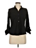 Mine 100% Polyester Black 3/4 Sleeve Blouse Size M - photo 1