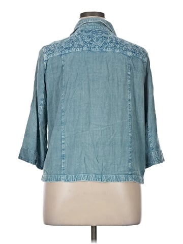 Serengeti 3/4 Sleeve Button-Down Shirt (view 2)