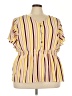 Lane Bryant Yellow Short Sleeve Blouse Size 22 - photo 1