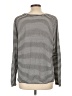 Caslon Stripes Silver Long Sleeve T-Shirt Size L - photo 2