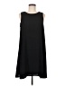 Halogen 100% Polyester Solid Black Casual Dress Size M - photo 1