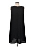Halogen 100% Polyester Solid Black Casual Dress Size M - photo 2