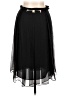 Unbranded Solid Black Formal Skirt Size Med - photo 1