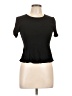 envii 100% Viscose Black Short Sleeve Turtleneck Size L - photo 1