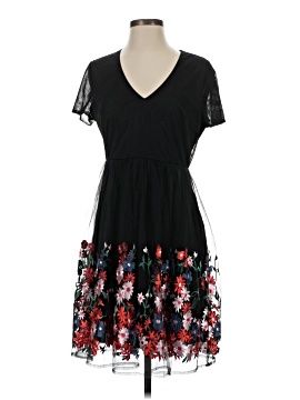blue dress for baby girl Johnathan Kayne 3316 Prom Dress - Black/Fuchsia main image 0