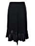 Mixit 100% Polyester Solid Black Formal Skirt Size S - photo 2