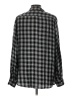 Frank & Eileen 100% Modal Checkered-gingham Black Long Sleeve Blouse Size L - photo 2