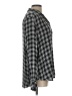 Frank & Eileen 100% Modal Checkered-gingham Black Long Sleeve Blouse Size L - photo 4