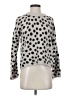 Madewell Polka Dots Silver Wool Pullover Sweater Size XS - photo 1