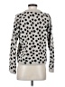 Madewell Polka Dots Silver Wool Pullover Sweater Size XS - photo 2