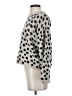 Madewell Polka Dots Silver Wool Pullover Sweater Size XS - photo 5