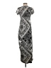 Style&Co 100% Polyester Print Gray Casual Dress Size S (petite) - photo 2