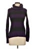 MKM Designs Color Block Purple Turtleneck Sweater Size M - photo 1