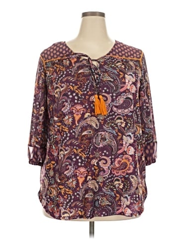 Farmers Market 3/4 Sleeve Blouse (view 1)