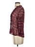 Attention 100% Polyester Burgundy 3/4 Sleeve Blouse Size XS - photo 5