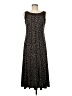 Perceptions Polka Dots Black Casual Dress Size 8 - photo 1