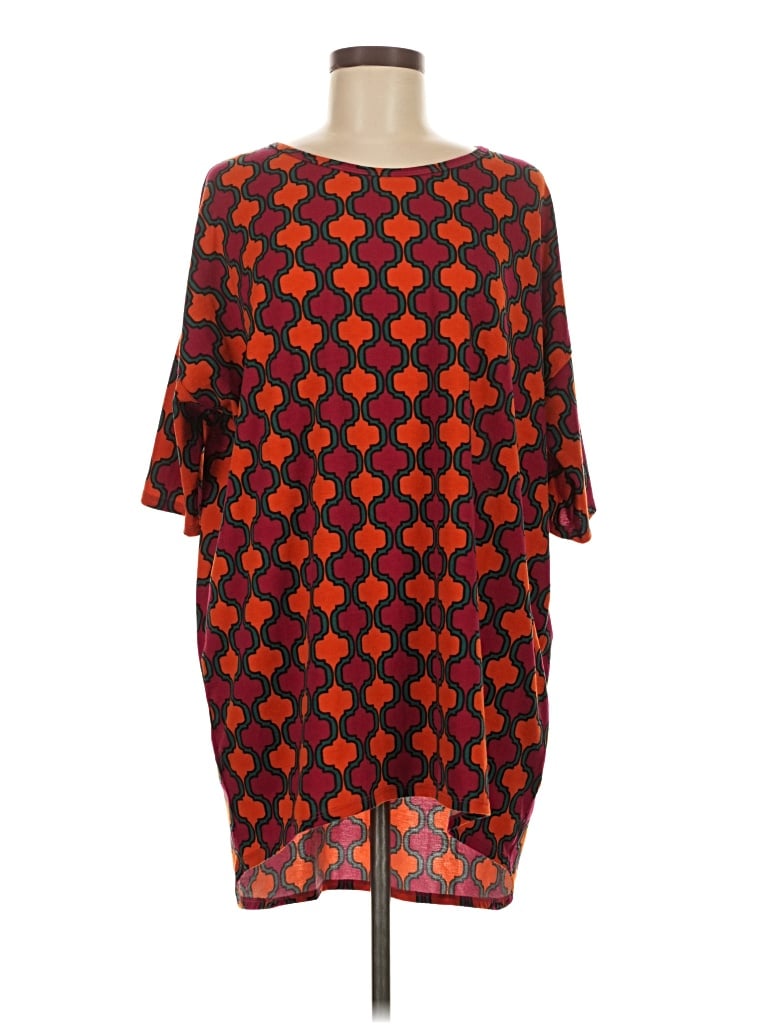 Pre-owned Lularoe Kimono In Orange