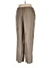 Kate Hill Stripes Solid Tan Gray Casual Pants Size 1X - photo 2