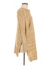 Field Flower Metallic Tan Gold Poncho Size M - photo 4