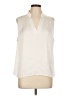The Reset 100% Polyester Ivory Sleeveless Blouse Size L - photo 1
