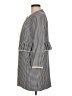 Zara Tweed Blue Gray Coat Size M - photo 5
