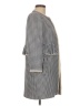 Zara Tweed Blue Gray Coat Size M - photo 4