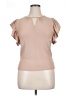 Unbranded Tan Short Sleeve Blouse Size 0XEstimated - photo 1