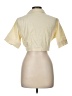 Shein 100% Rayon Yellow Short Sleeve Blouse Size 8 - 10 - photo 2