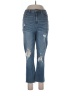YMI Hearts Blue Jeans Size 11 - photo 1