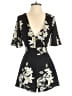 GB Floral Black Romper Size M - photo 1