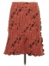 Haystacks Chevron-herringbone Orange Casual Skirt Size XS - photo 2
