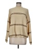 Nice Things Paloma S. Stripes Tan Turtleneck Sweater Size M - photo 1