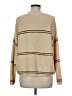 Nice Things Paloma S. Stripes Tan Turtleneck Sweater Size M - photo 2