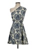 Unbranded Paisley Blue Cocktail Dress Size XXS  - photo 1