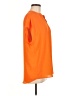 Cynthia Steffe 100% Polyester Orange Short Sleeve Blouse Size L - photo 4