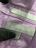Nordstrom Chevron-herringbone Purple Long Sleeve Button-Down Shirt Size 8 - photo 3
