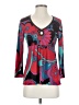 Bisou Bisou Teal 3/4 Sleeve Blouse Size S - photo 1