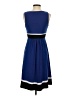 Chaps Color Block Blue Casual Dress Size XS - photo 2