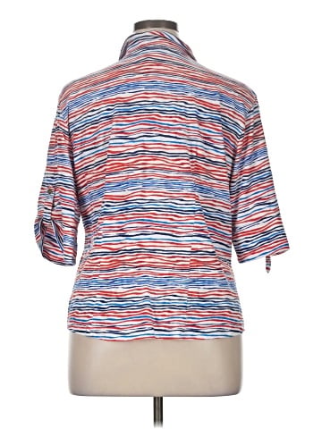 Cathy Daniels 3/4 Sleeve Button-Down Shirt (view 2)