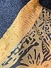 Unbranded Paisley Yellow 3/4 Sleeve Button-Down Shirt Size XL (estimated) - photo 7