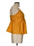 Blue Rain Yellow Sleeveless Blouse Size L - photo 4
