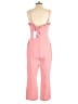 BCBGeneration 100% Polyester Solid Pink Jumpsuit Size 8 - photo 2