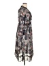 Unbranded 100% Polyester Floral Gray Casual Dress Size XL - photo 4