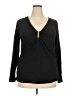 Lane Bryant Black Long Sleeve Blouse Size 18 - 20 Plus - photo 1