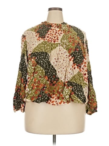 Indigo Soul 3/4 Sleeve Blouse (view 1)